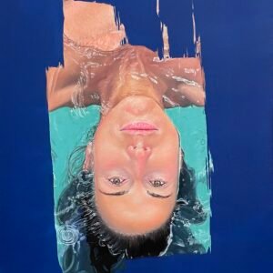 Marrakech I Pigment + oil on  canvas 50 x 60 cm 2024 - Berlín