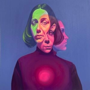 Hécate 60 x 60 cm óleo sobre lienzo 2025